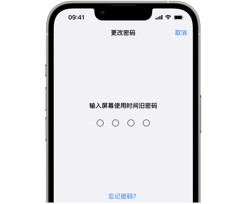 芦山iPhone屏幕维修分享iPhone屏幕使用时间密码忘记了怎么办 