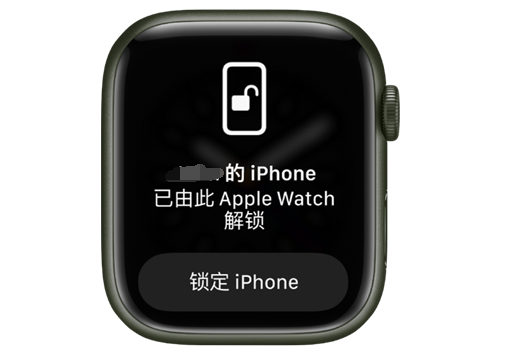 芦山苹果手机维修分享用 AppleWatch 解锁配备面容 ID 的 iPhone方法 