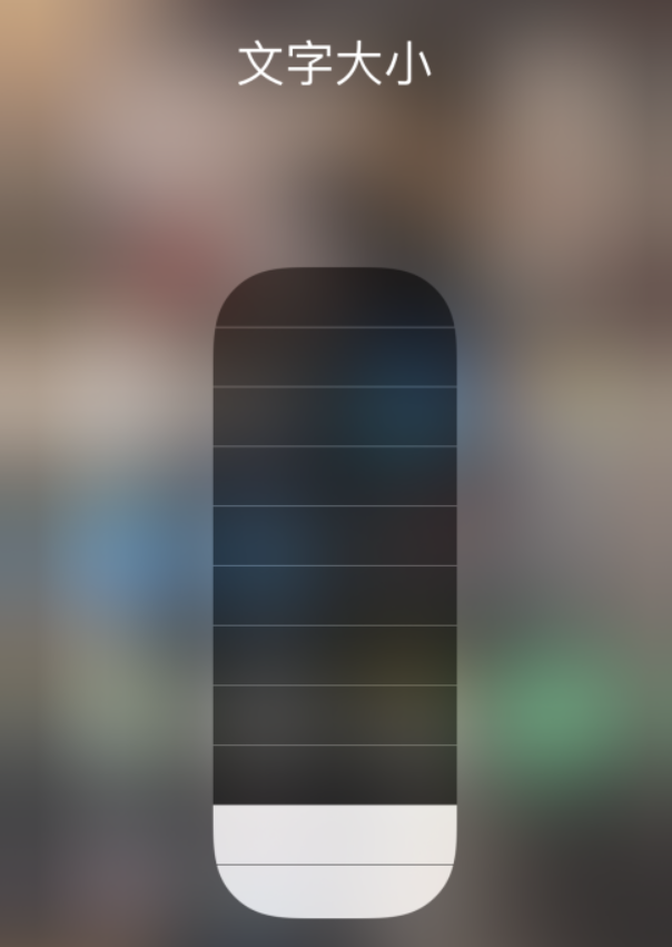 芦山苹果手机维修分享小技巧：在 iPhone 控制中心快速调节字体大小 